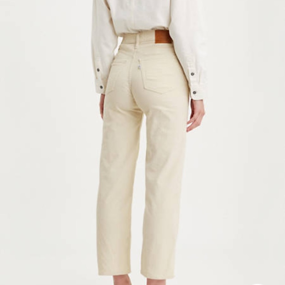 LEVI RIBCAGE STRAIGHT ANKLE CORDUROY PANTS